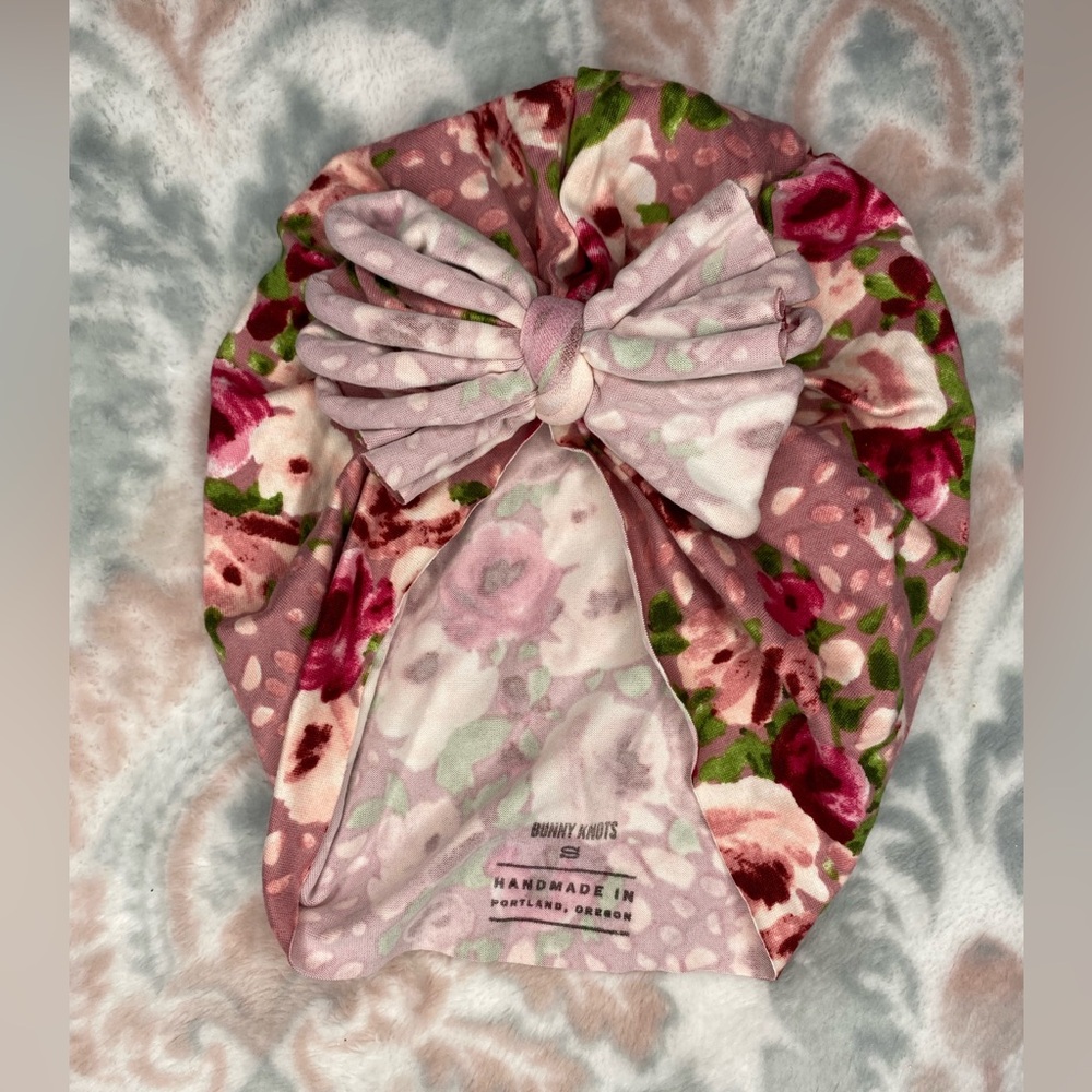 Floral Pink Kids Hat